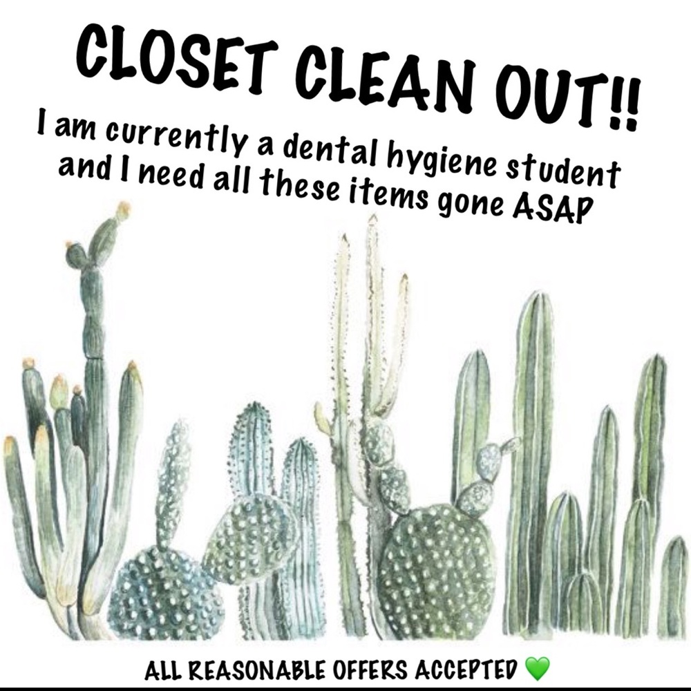 CLOSET CLEAN OUT SALE